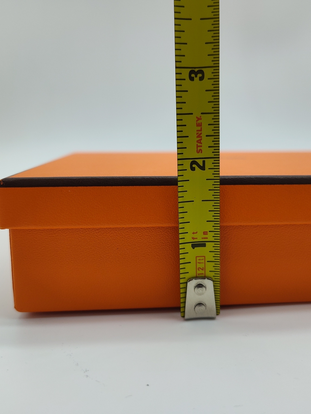 HERMÈS Orange Gift Box with Tissue Luxury Presentation Packaging 8x8 UV Verified - Picture 7 of 7